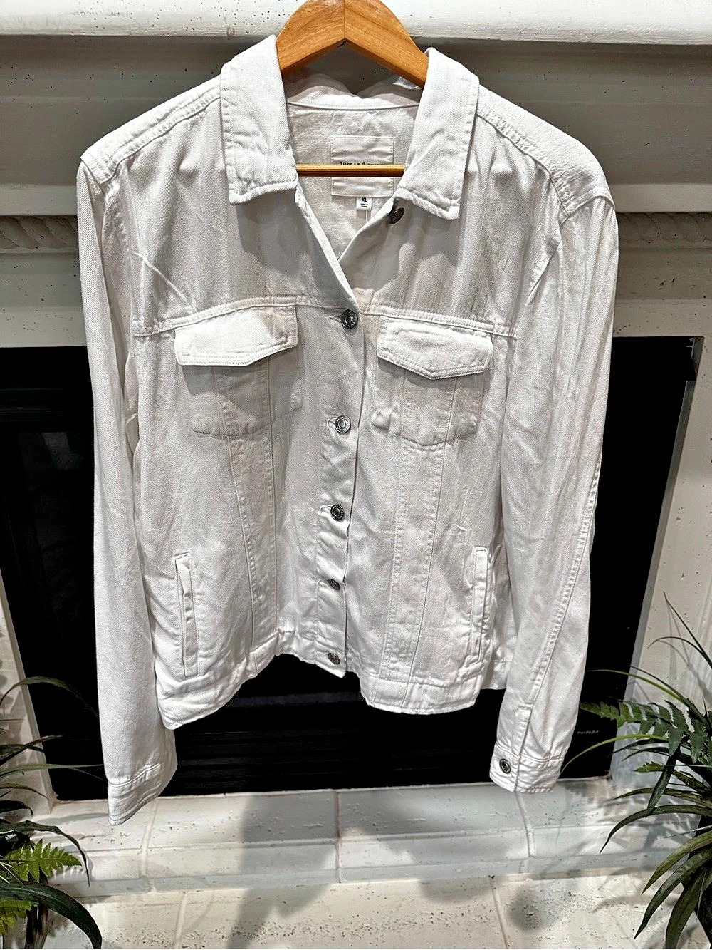 🆕 Thread & Supply Jackie Jacket White Utility Jacket XL